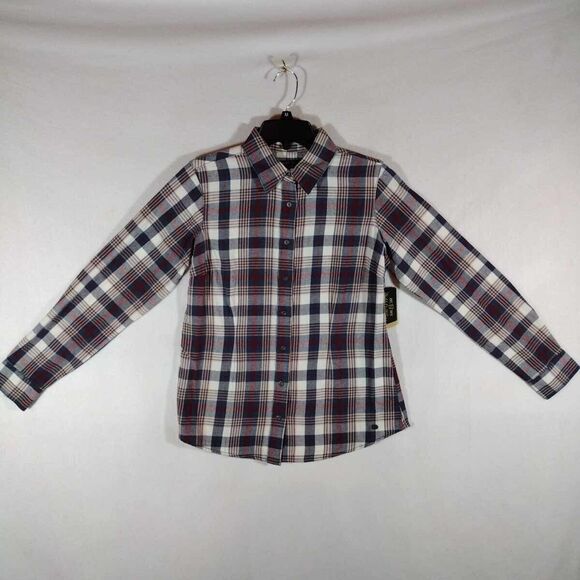Noble Outfitters Tops - Noble Outfitters Shirt Plaid Fannel Womens Shirt Long Sleeve Size Medium